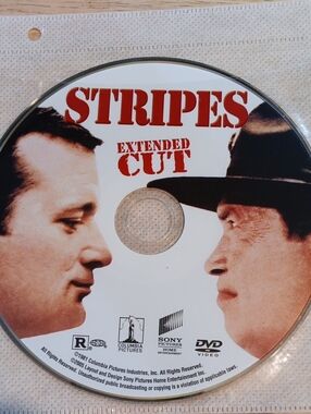 STRIPES Extended Cut DVD *NO CASE*